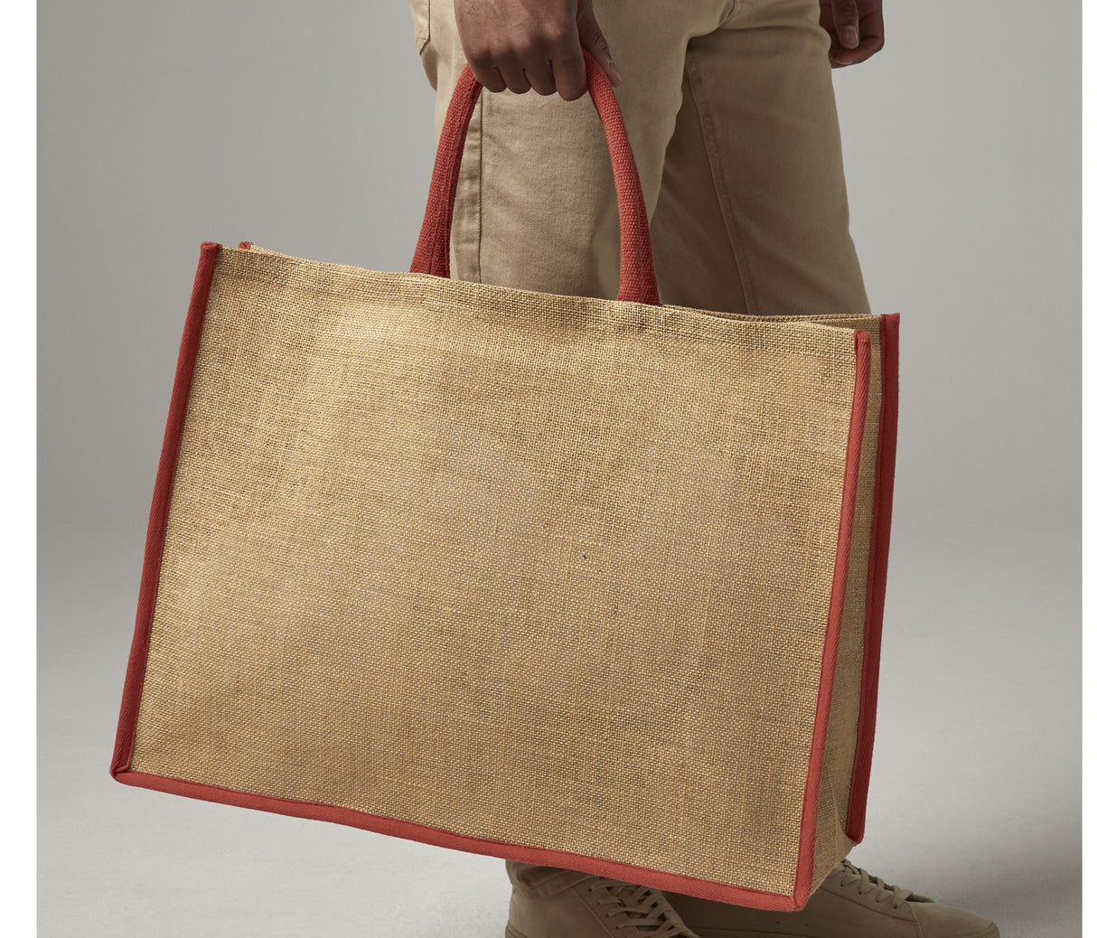 WESTFORD MILL NATURAL STARCHED JUTE MARKET SHOPPER