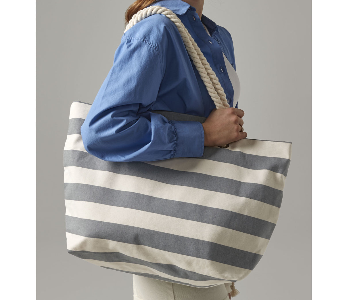 WESTFORD MILL NAUTICAL BEACH BAG