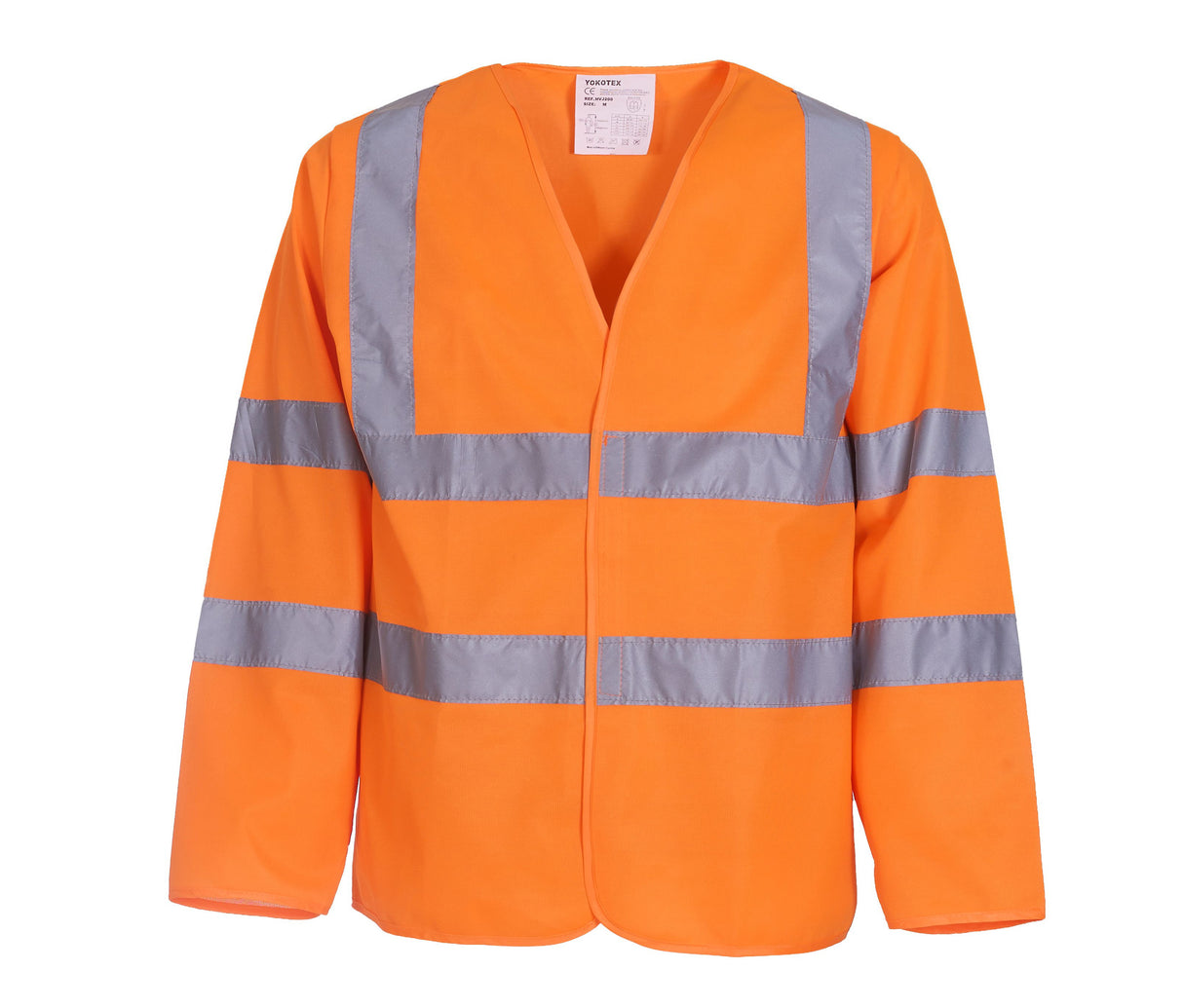 YOKO HI-VIS LONG SLEEVE WAISTCOAT