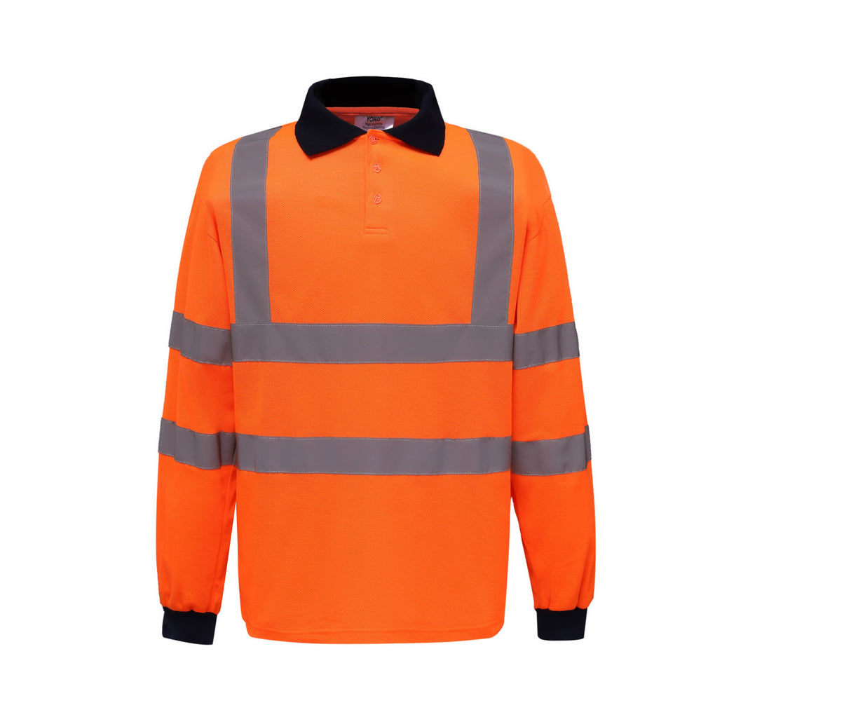 YOKO HI-VIS LONG SLEEVE POLO SHIRT