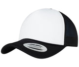 FLEXFIT Foam Trucker Cap Curved Visor