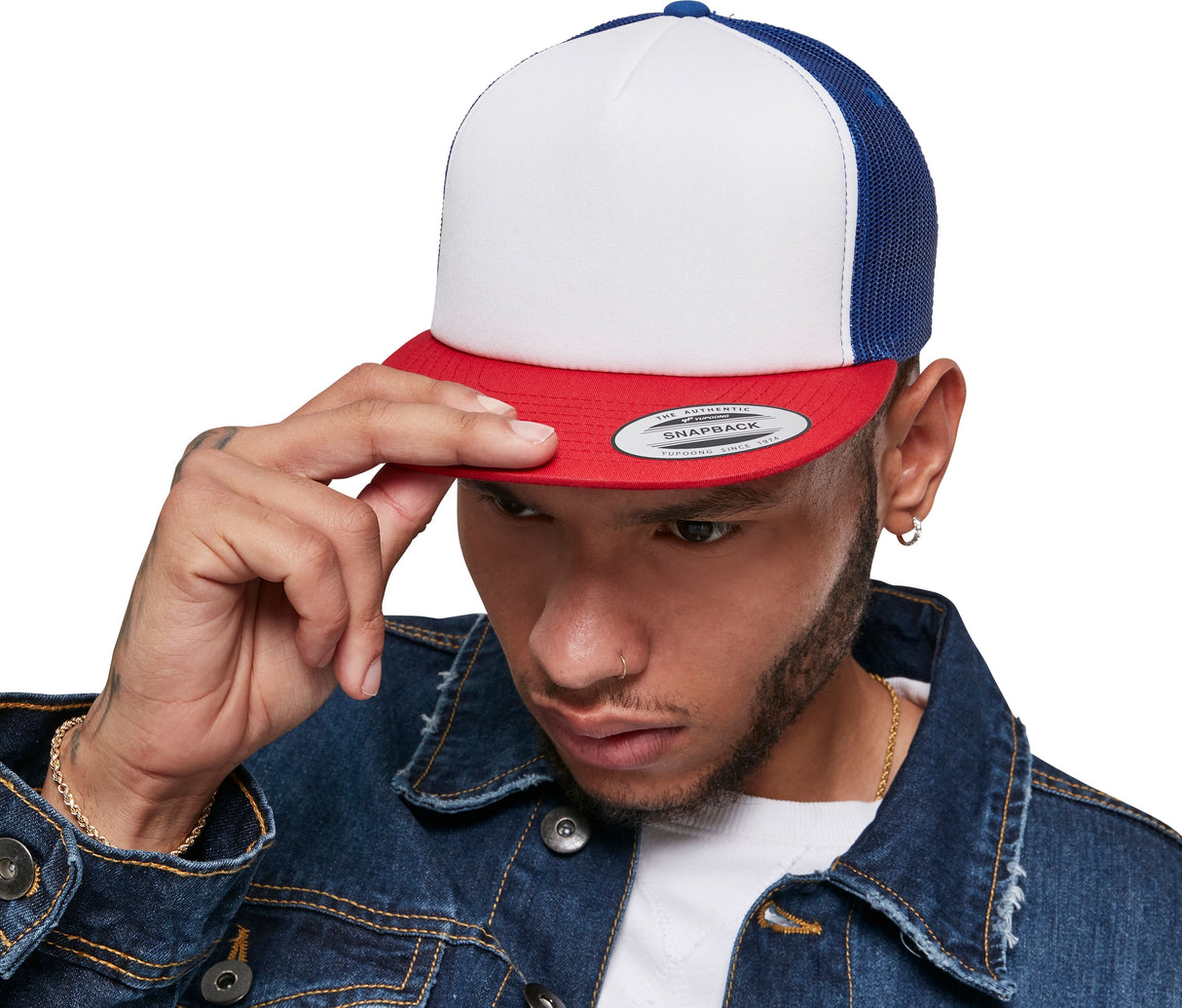 FLEXFIT Foam Trucker with White Front