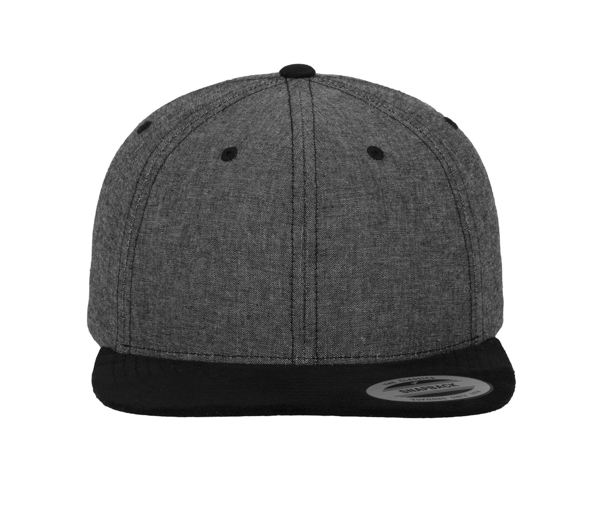 CHAMBRAY-SUEDE SNAPBACK