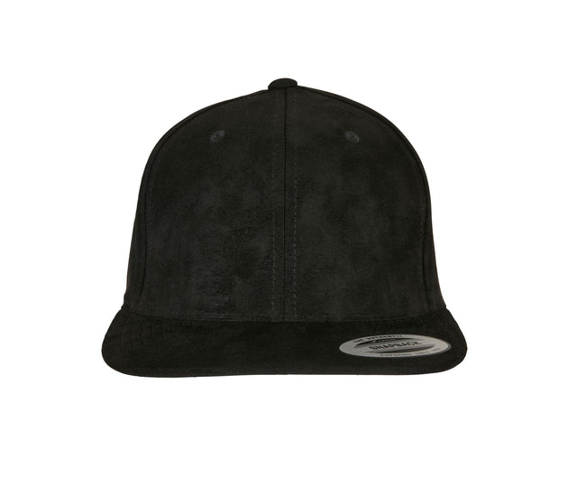SUEDE LEATHER SNAPBACK