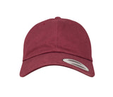 FLEXFIT PEACHED COTTON TWILL DAD CAP