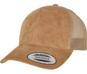 FLEXFIT SUEDE LEATHER TRUCKER CAP