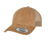 FLEXFIT SUEDE LEATHER TRUCKER CAP
