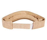 Raffia Visor Cap