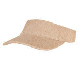 Raffia Visor Cap