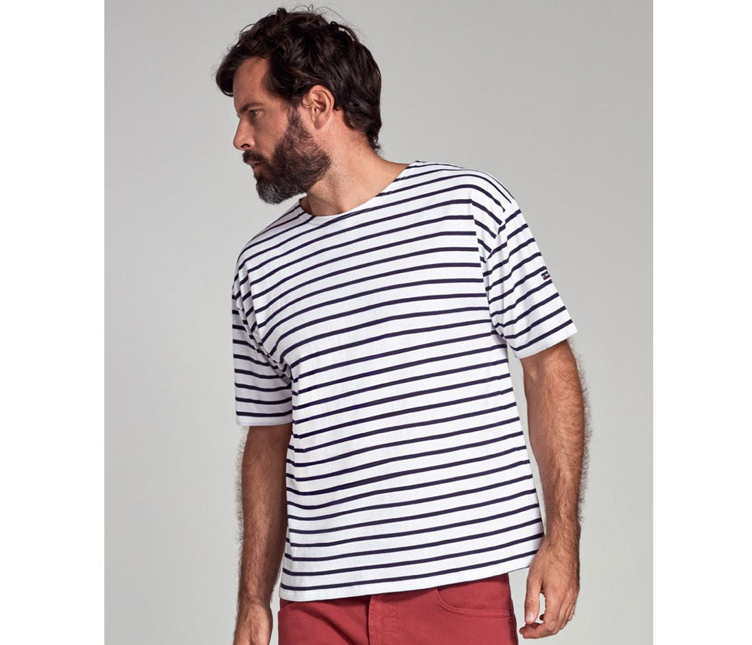 ARMOR LUX SHIRT MIT KURZEN ARMELN IM MARINE-STIL"THEVIEC"