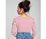 ARMOR LUX SHIRT IM MARINE-STIL 3/4 ARMELN "CAP COZ"