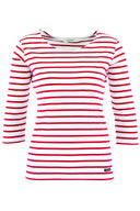 SHIRT IM MARINE-STIL 3/4 ARMELN "CAP COZ"