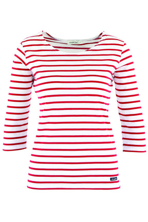 SHIRT IM MARINE-STIL 3/4 ARMELN "CAP COZ"