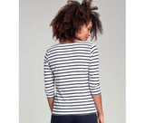 ARMOR LUX SHIRT IM MARINE-STIL 3/4 ARMELN "CAP COZ"