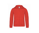 B&amp;C HOODED FULL ZIP KIDS