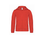 B&amp;C HOODED FULL ZIP KIDS