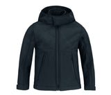 B&amp;C HOODED SOFTSHELL KIDS