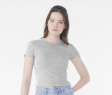 BELLA + CANVAS WOMEN'S MICRO RIB BABY TEE