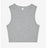 WOMEN'S MICRO RIB MUSCLE CROP TANK