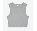 WOMEN'S MICRO RIB MUSCLE CROP TANK