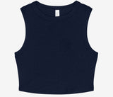 BELLA + CANVAS WOMEN'S MICRO RIB MUSCLE CROP TANK