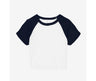WOMEN'S MICRO RIB RAGLAN BABY TEE