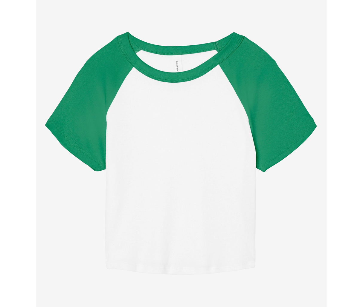 BELLA + CANVAS WOMEN'S MICRO RIB RAGLAN BABY TEE