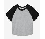 BELLA + CANVAS WOMEN'S MICRO RIB RAGLAN BABY TEE