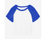 BELLA + CANVAS WOMEN'S MICRO RIB RAGLAN BABY TEE