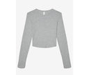 WOMEN'S MICRO RIB LONG SLEEVE BABY TEE