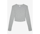 WOMEN'S MICRO RIB LONG SLEEVE BABY TEE