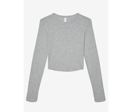 WOMEN'S MICRO RIB LONG SLEEVE BABY TEE