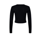 BELLA + CANVAS WOMEN'S MICRO RIB LONG SLEEVE BABY TEE