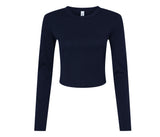 BELLA + CANVAS WOMEN'S MICRO RIB LONG SLEEVE BABY TEE