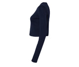 BELLA + CANVAS WOMEN'S MICRO RIB LONG SLEEVE BABY TEE