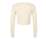 BELLA + CANVAS WOMEN'S MICRO RIB LONG SLEEVE BABY TEE