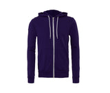 BELLA + CANVAS Unisex Fleece Full-Zip Hoodie