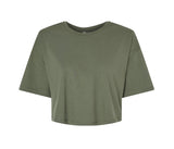 BELLA + CANVAS WOMEN'S JERSEY CROP TEE