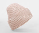 BEECHFIELD CHUNKY KNITTED PATCH BEANIE