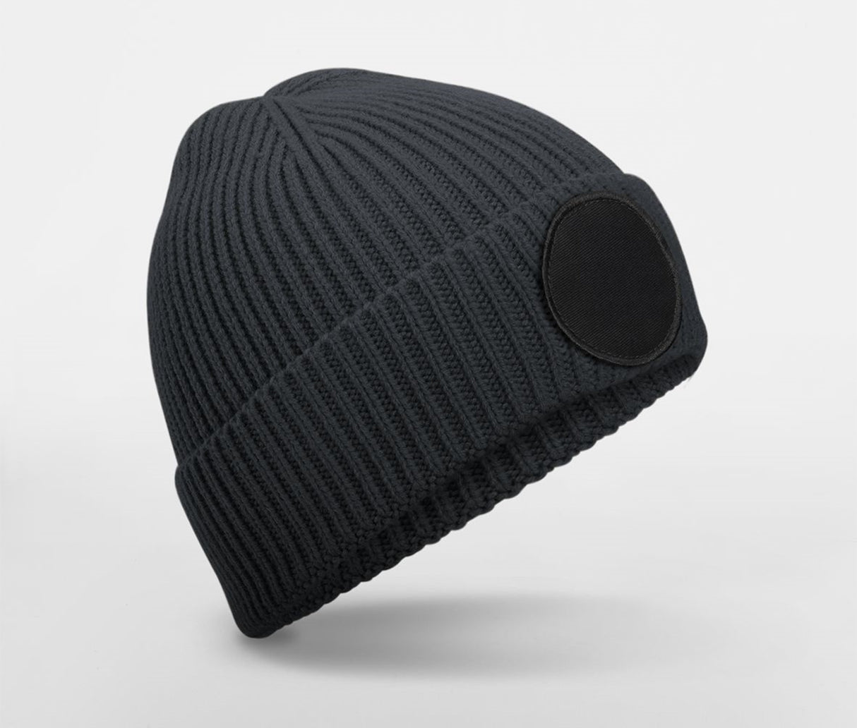 BEECHFIELD CIRCULAR FASHION PATCH BEANIE