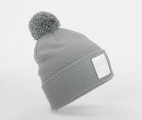 APPLIQUÉ PATCH POM BEANIE