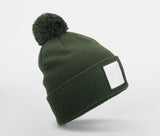 BEECHFIELD APPLIQUÉ PATCH POM BEANIE