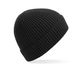 BEECHFIELD ENGINEERED KNIT RIBBED BEANIE