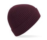 BEECHFIELD ENGINEERED KNIT RIBBED BEANIE