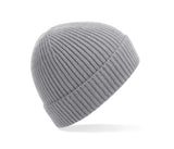 BEECHFIELD ENGINEERED KNIT RIBBED BEANIE