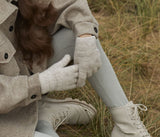 BEECHFIELD COSY RIBBED CUFF GLOVES