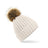 FAUX FUR POP POM CHUNKY BEANIE