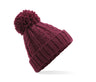 BEECHFIELD CABLE KNIT MELANGE BEANIE