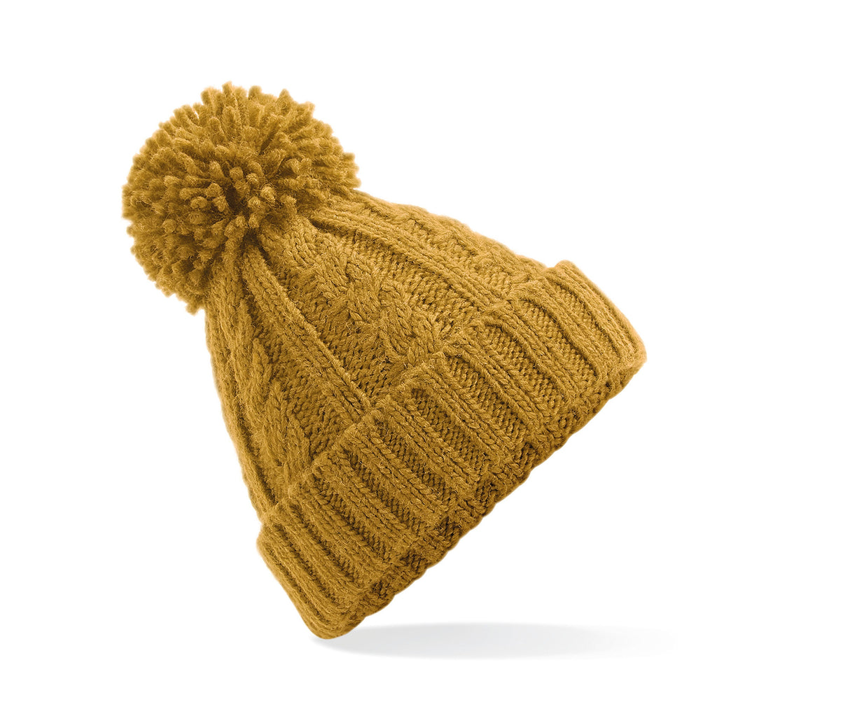 BEECHFIELD CABLE KNIT MELANGE BEANIE