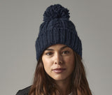 BEECHFIELD CABLE KNIT MELANGE BEANIE